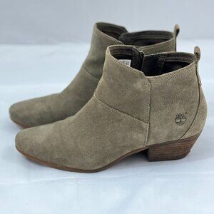 Timberland Suede Booties, Size 7
